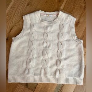 Boden Cable Knit Sweater Vest